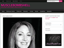 Tablet Screenshot of musclebombshell.com